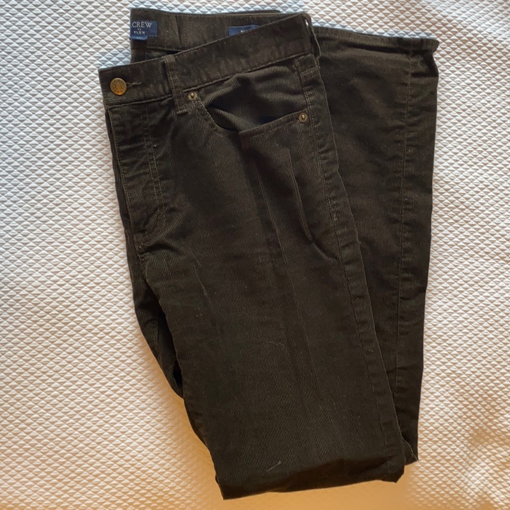 J crew men’s brown corduroys slim 31/32